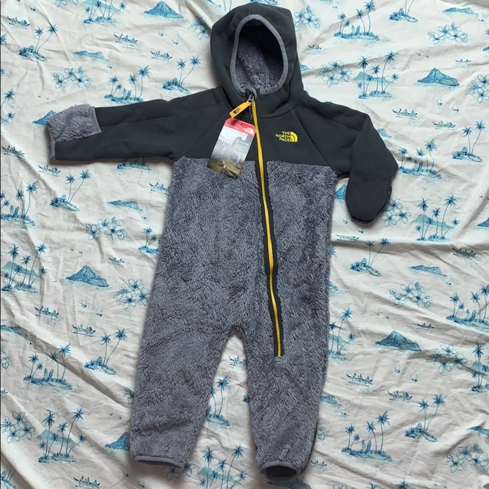 North Face Infant Chimborazo One Piece Gray